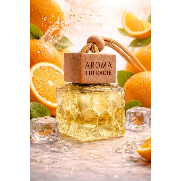 Orange Car Perfume Gel – Premium Long-Lasting Citrus Car Air Freshener