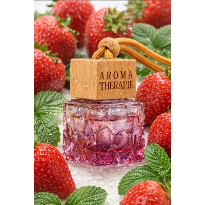 Orange scented car diffuser gel car accessory for clean fresh interiors