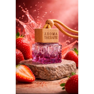 Aqua scented car perfume gel placed on car dashboard accessory