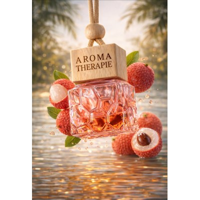 Litchi car perfume with refreshing fruity fragrance for long-lasting freshness in coimbatore