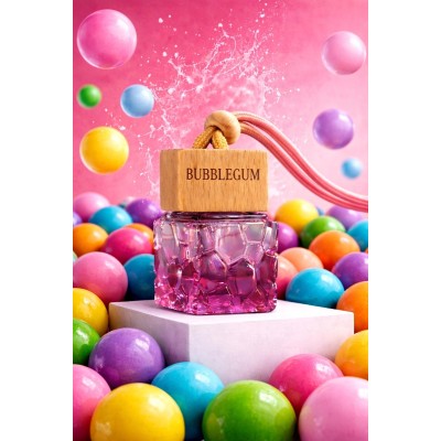 Bubblegum scented car gel air freshener for cars