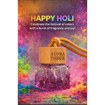 Luxury perfumes for men and women with car fragrance products displayed for Holi sale in Coimbatore across Tamil Nadu