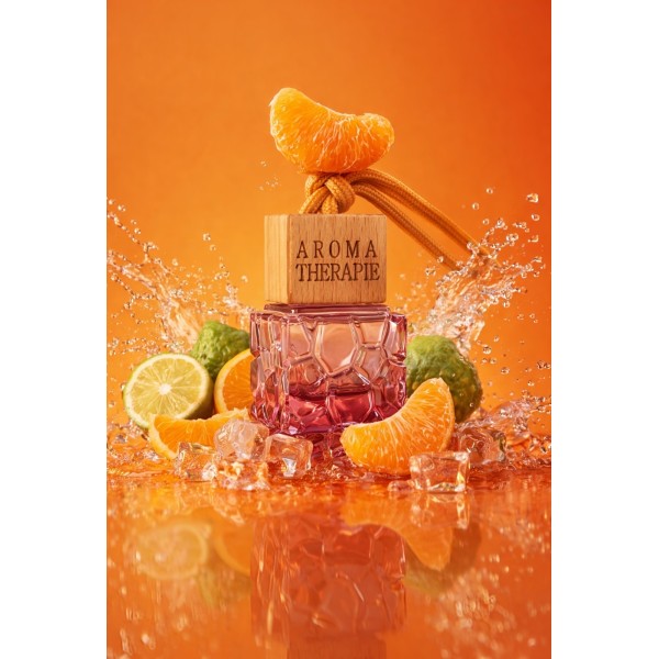 Orange Burst Car Diffuser for Office Commuters in Tamil Nadu