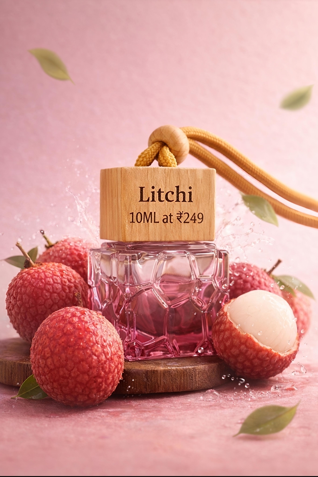 Litchi Delight – Car Perfume Diffuser 10ml | Car Perfume | Feel Good Fragrances