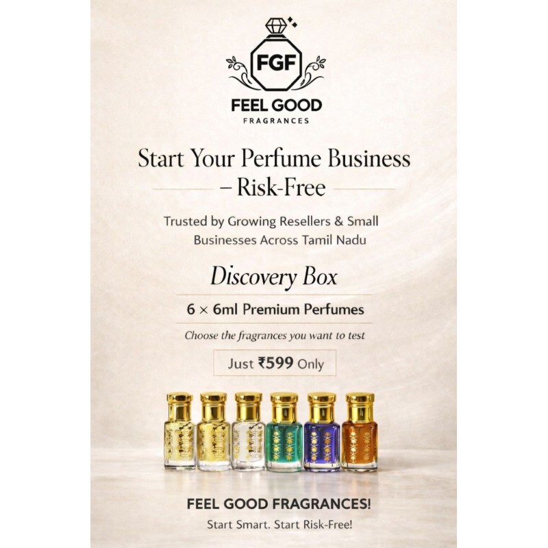 FGF Premium Perfumes – Wholesale & Reseller Opportunity for Men, Women & Unisex Fragrances in Coimbatore & Tamil Nadu | Inspired Perfume | Feel Good Fragrances