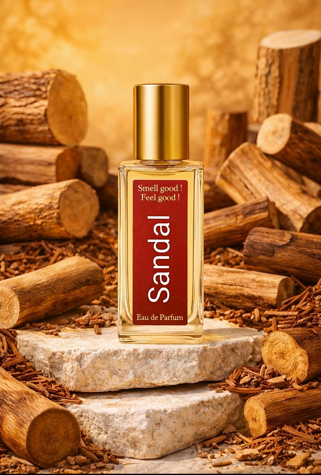 Pure Sandal – Unisex Woody Sandalwood | Inspired Perfume | Feel Good Fragrances