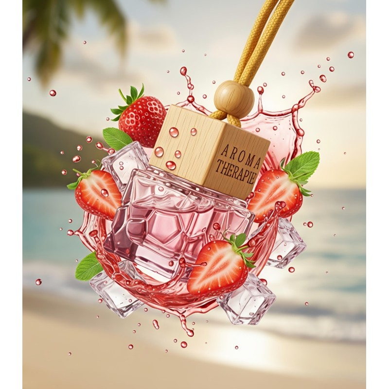 Strawberry Car Air Freshener, Car Gel & Car Perfume for Coimbatore Family Cars | Inspired Perfume | Feel Good Fragrances