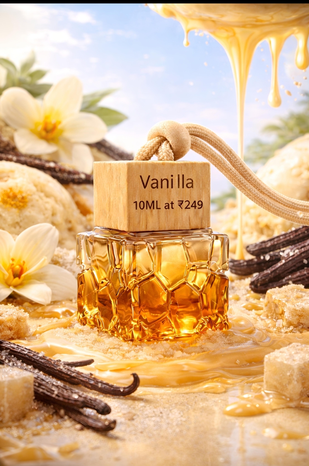 Vanilla – Unisex Warm Sweet | Car Perfume | Feel Good Fragrances